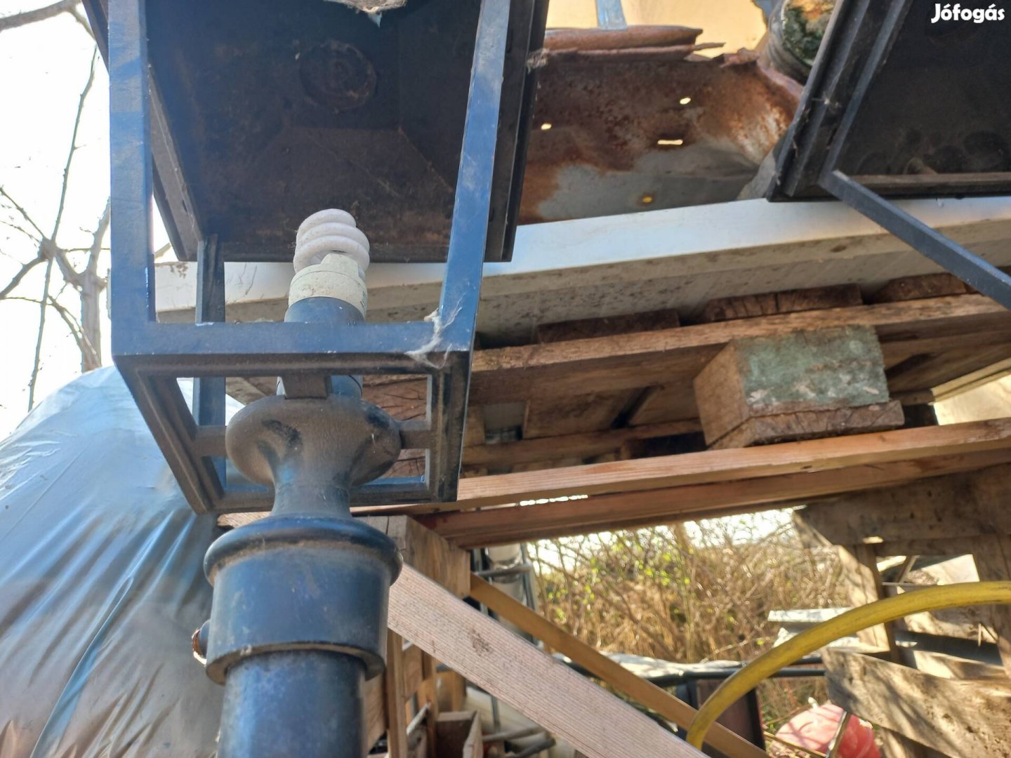 kandeláber kinti lámpa aluminium