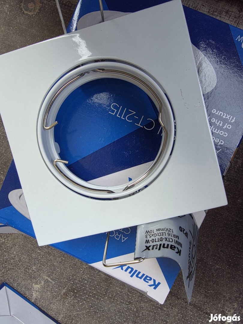 kanlux dekorációs spot lámpa keret négyzetes!