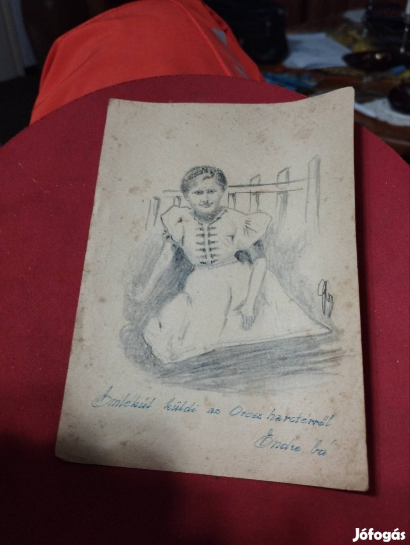 katonai postalap az orosz frontról.