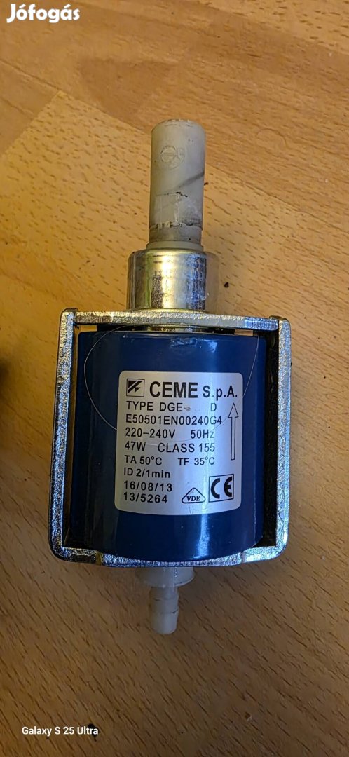 kávéfőző vízpumpa