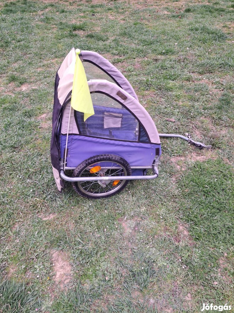 kerékpár utánfutó.