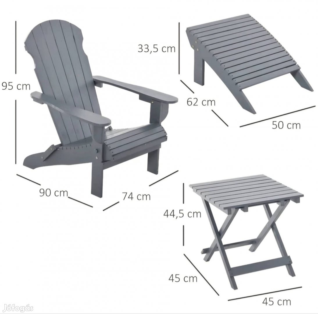 kerti szék szett