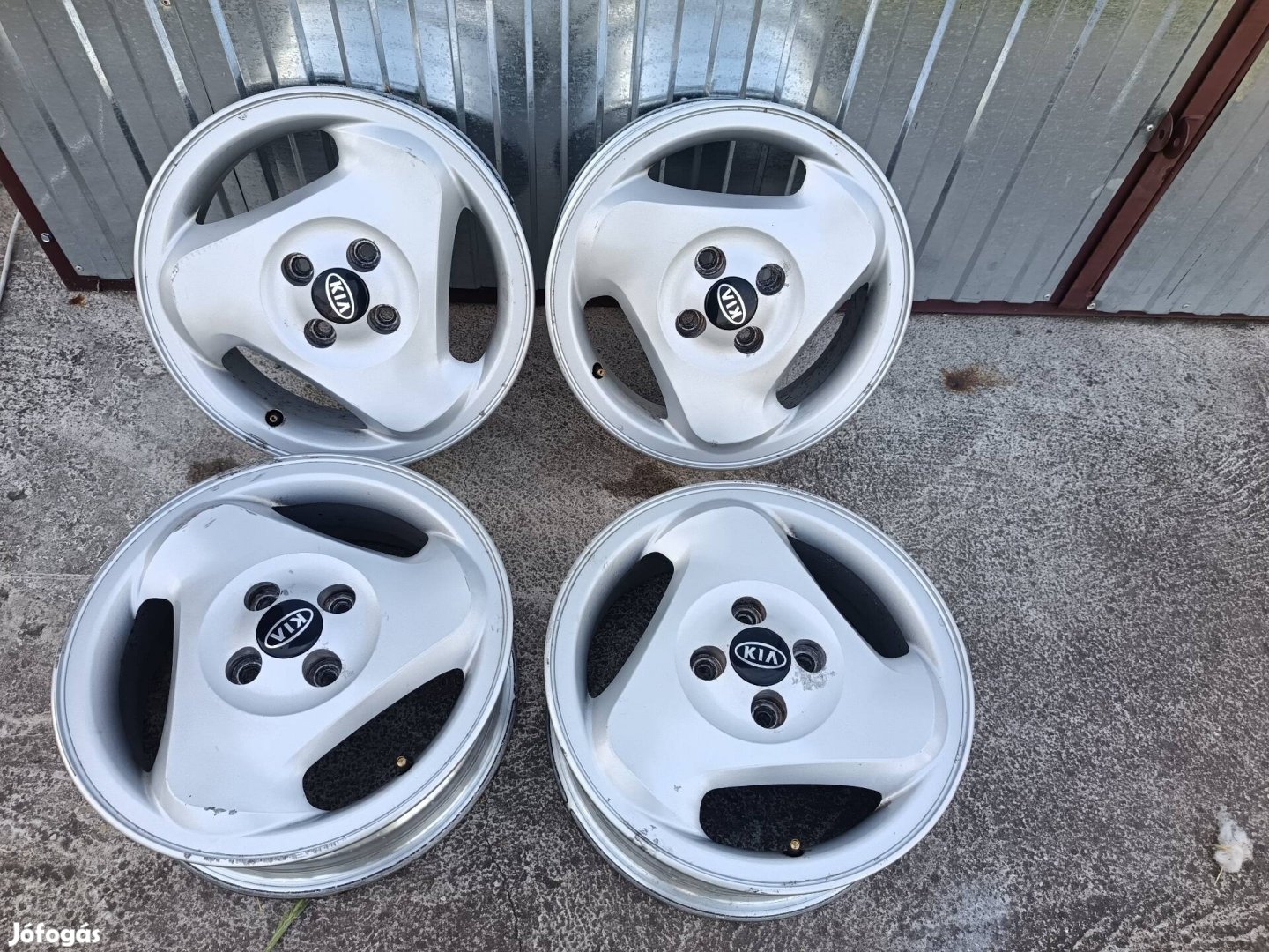 kia 4x100 15 col alufelni szett 
