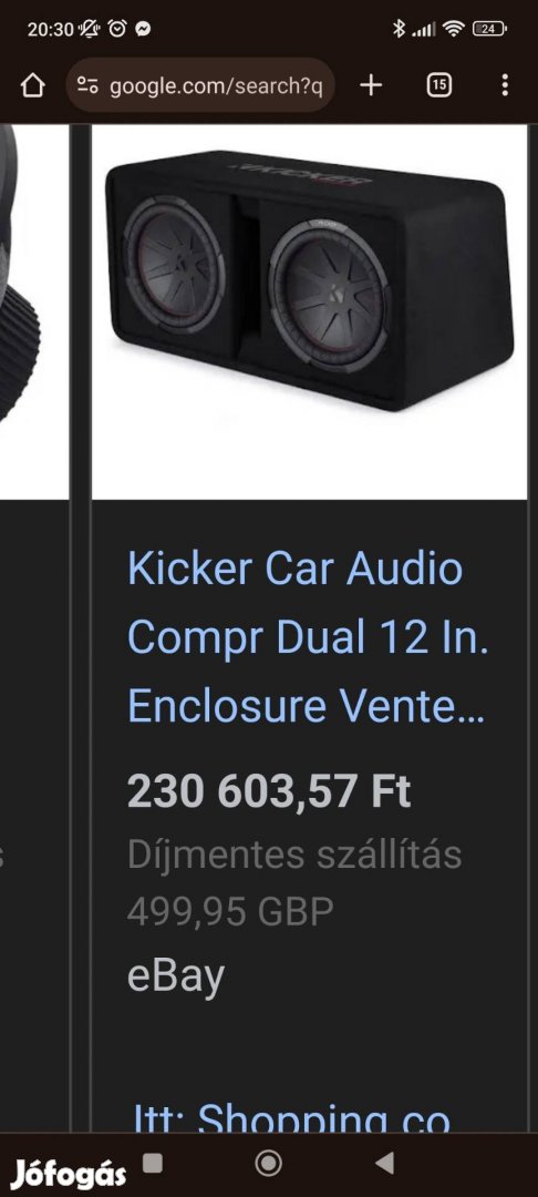 kicker mélyláda
