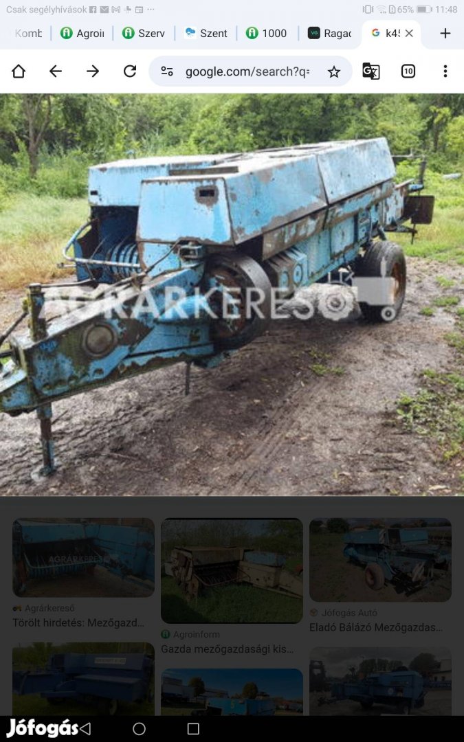 kisbálázó eladó k453. 