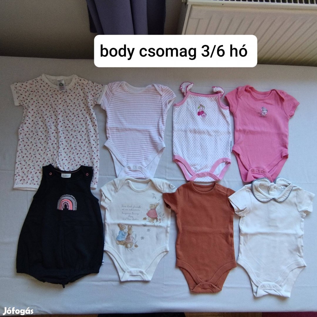 kislány body csomag 36 hó