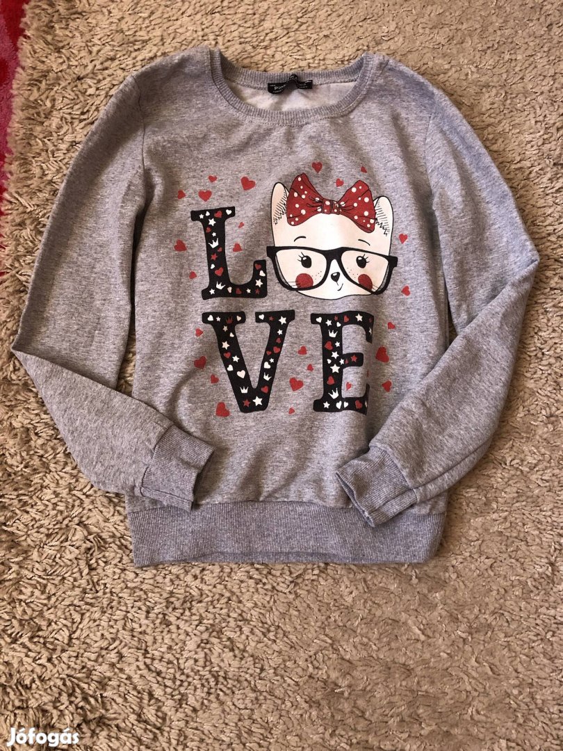 kislány cicás pulóver