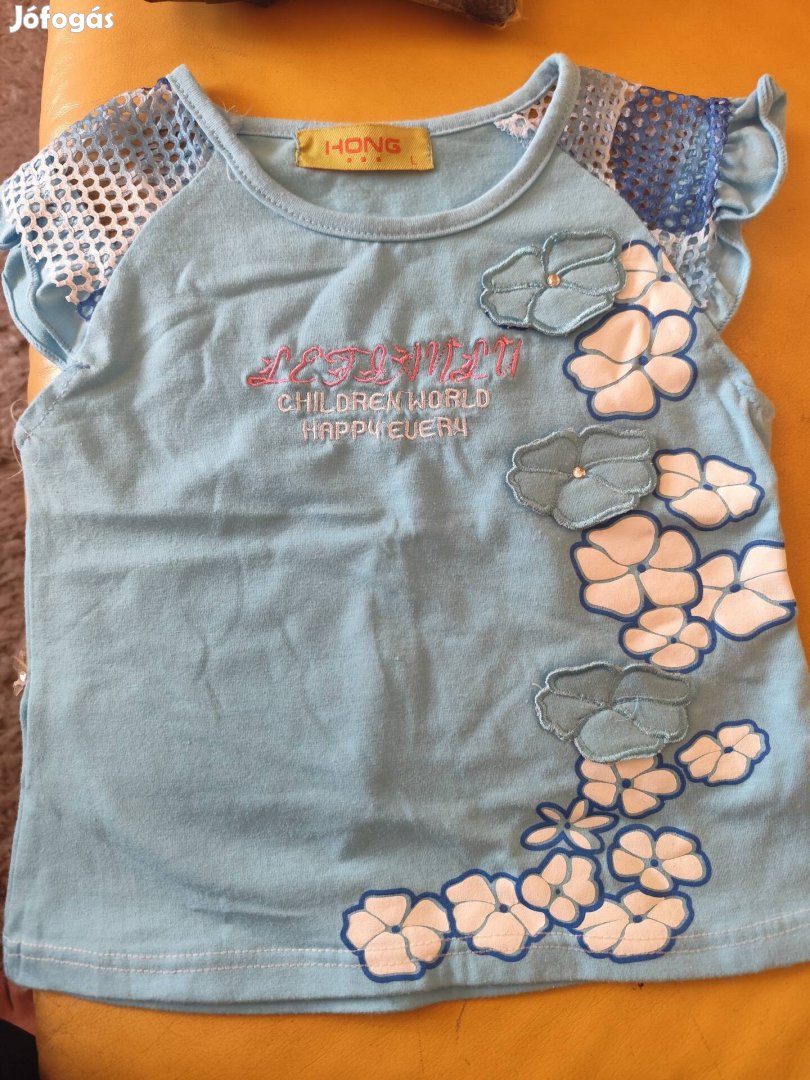 kislány rövid ujjú póló