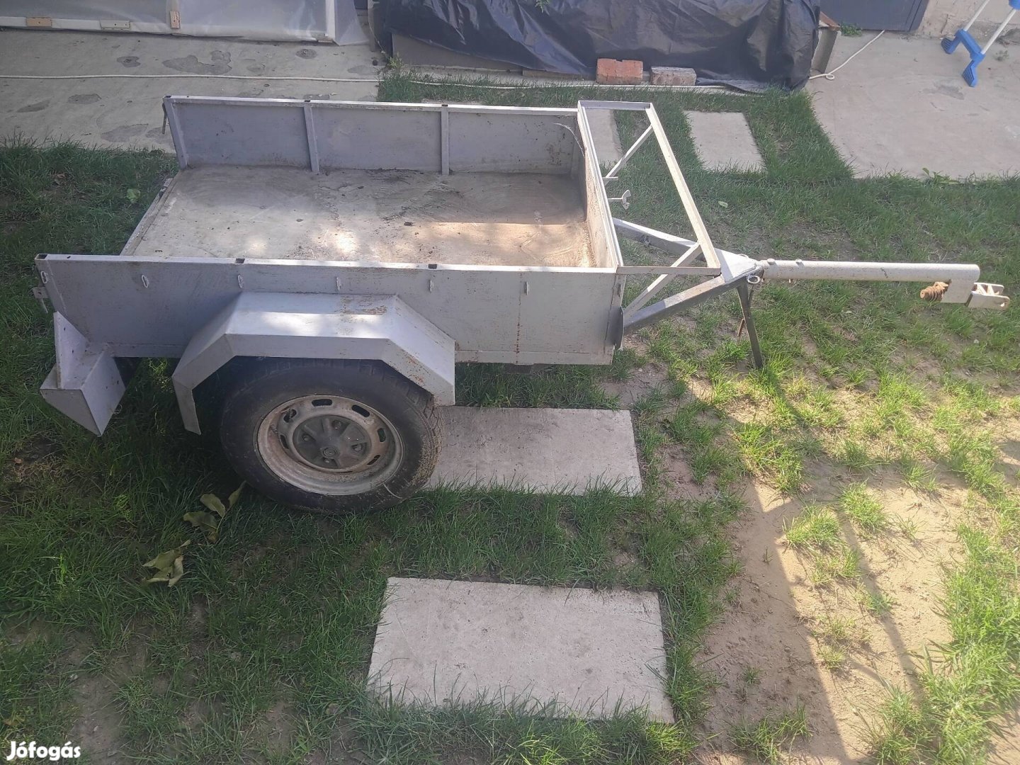 kistraktor utánfutó 