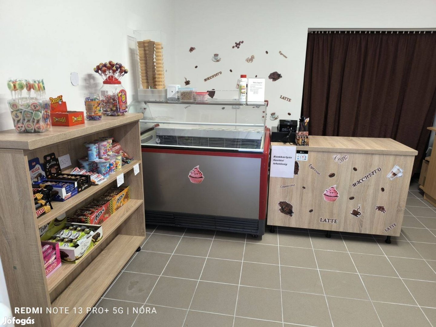 kiszolgáló pult eladó