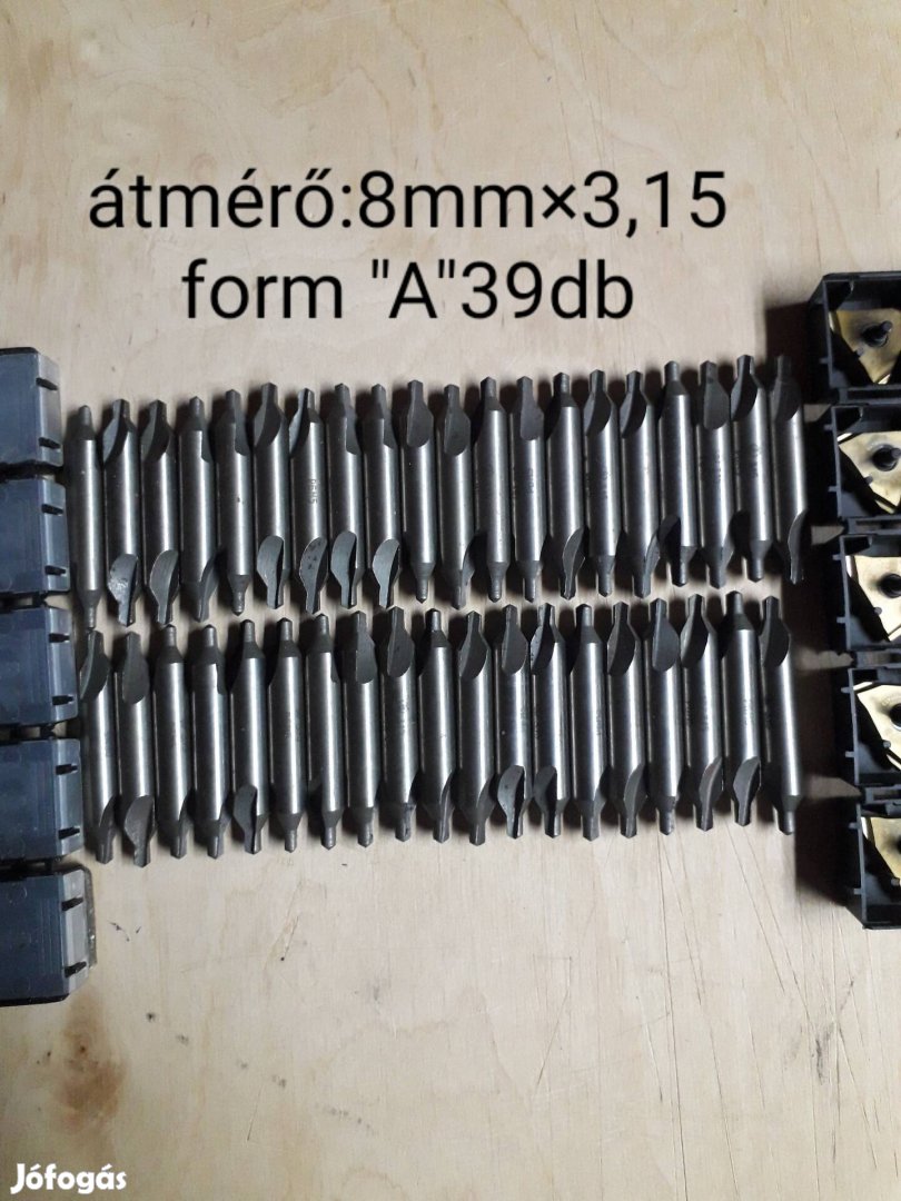 központfuró Din332 "A"form 8×3,15