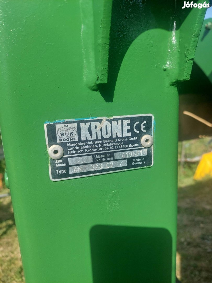 krone 320 fűkasza
