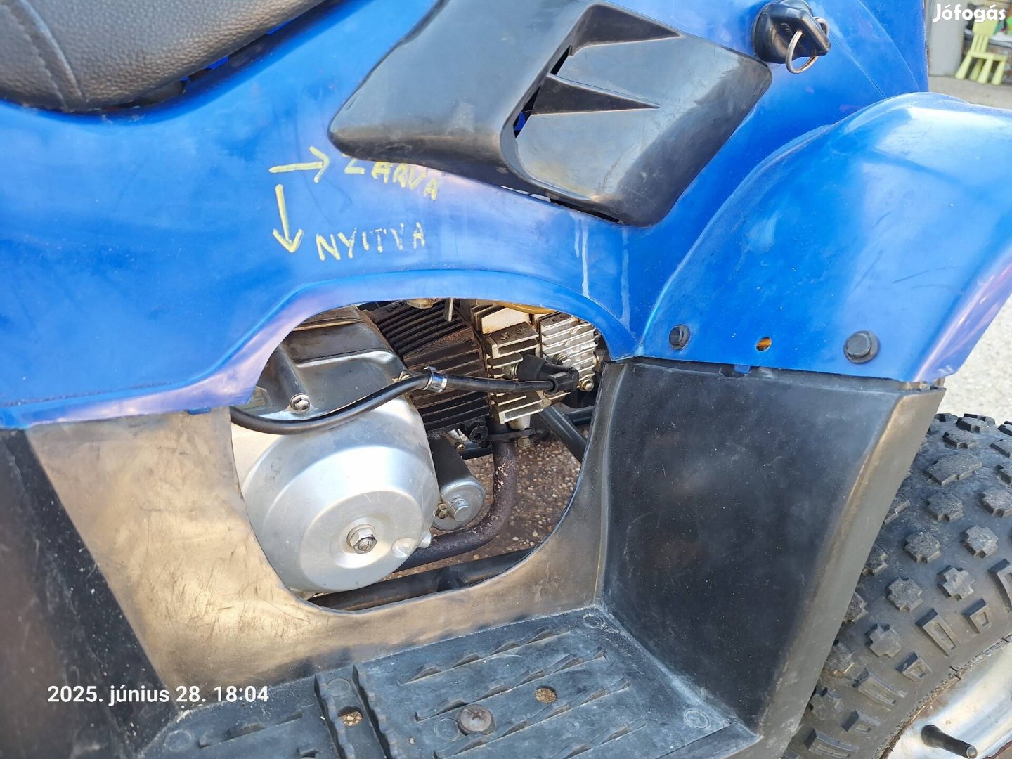 kxd 50ccm gyerek quad gyermekquad gyerelquad 4ütemű