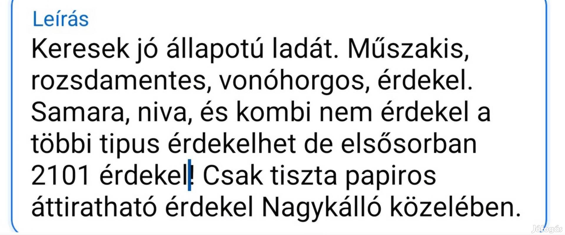 ladát keresek