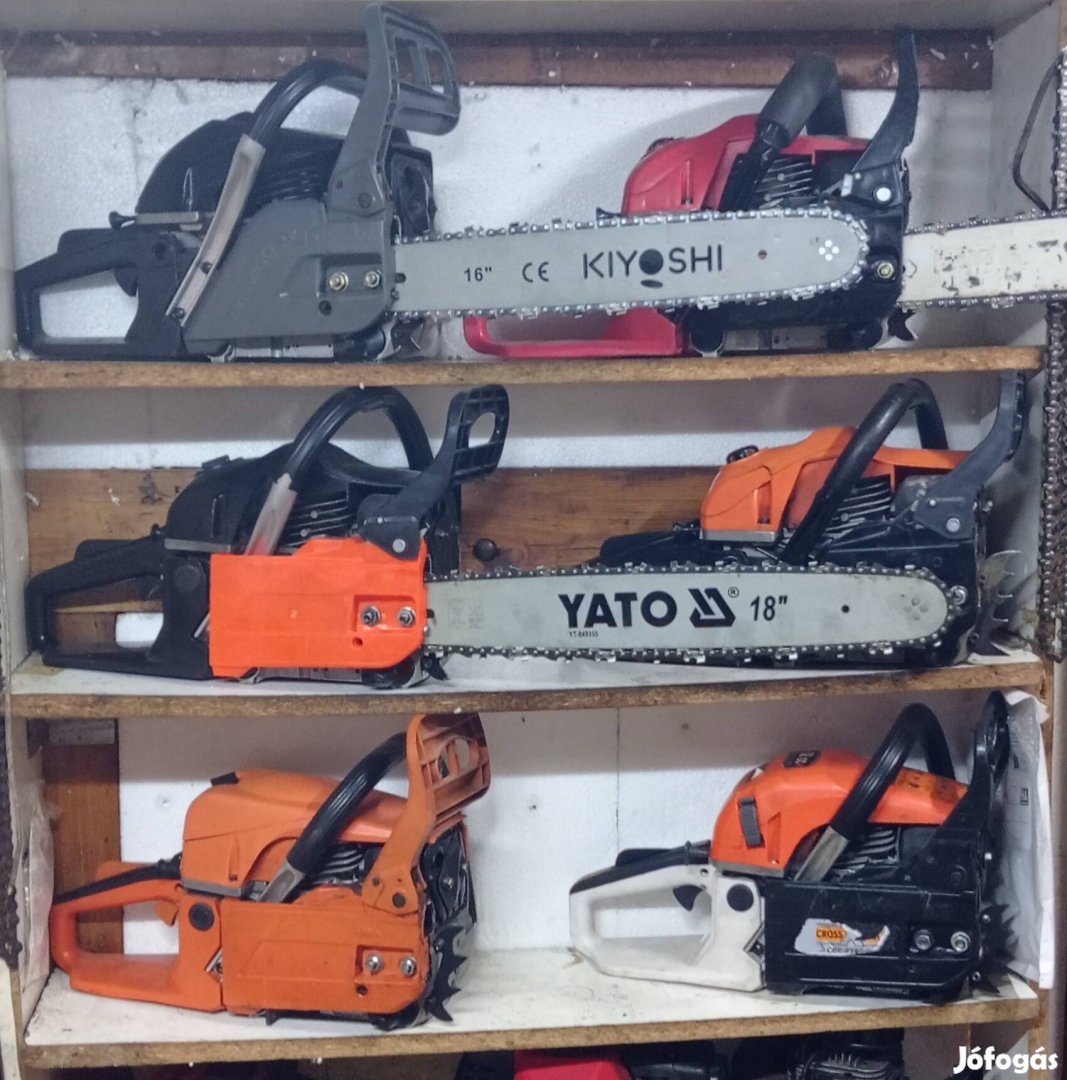láncfűrész gépek