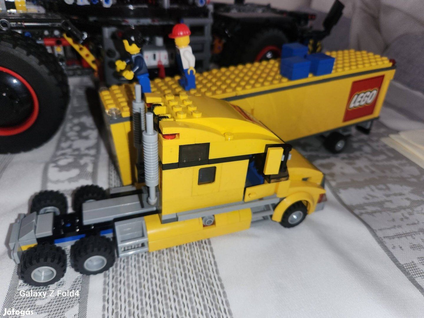 lego 3221 sárga city kamion 