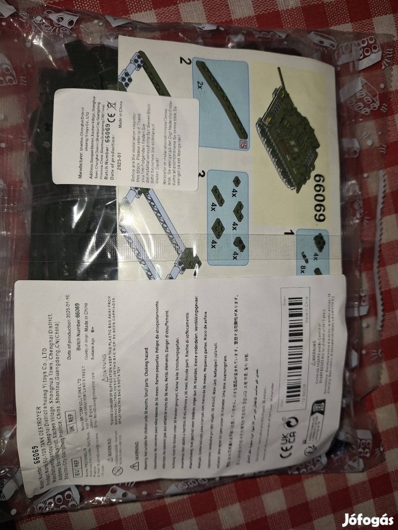 lego jellegü SU100 páncélvadász