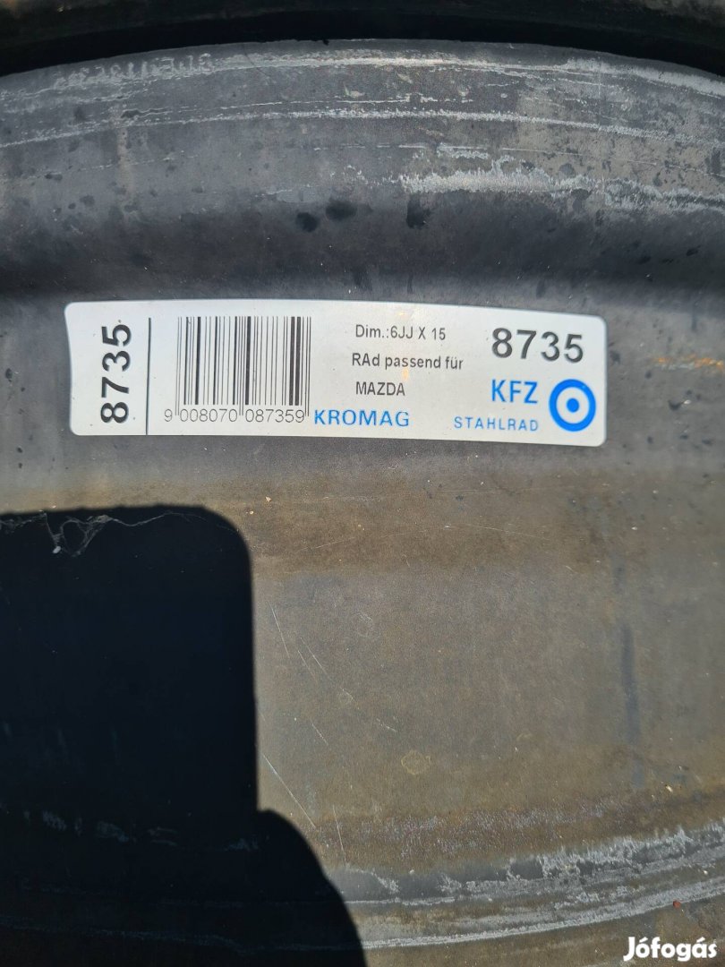 lemezfelni 15" mazda,toyota,hyundai stb