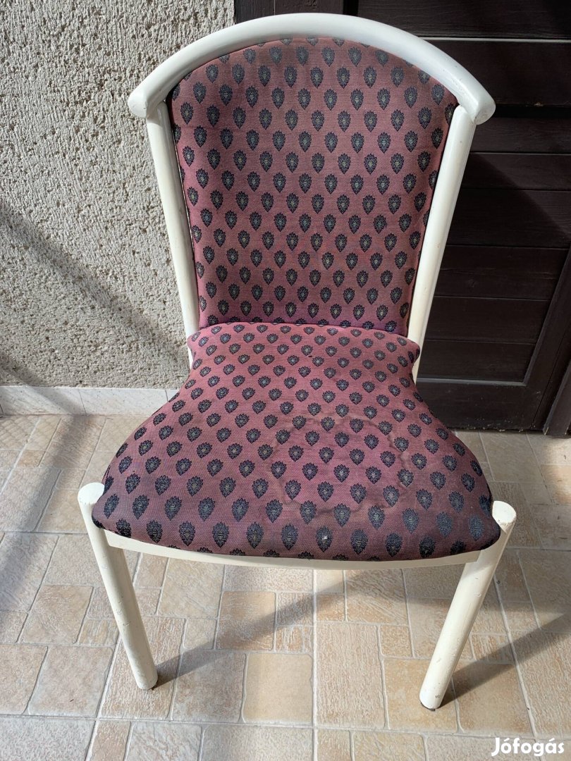 lilás bordó kárpitozott étkező szék 4 db