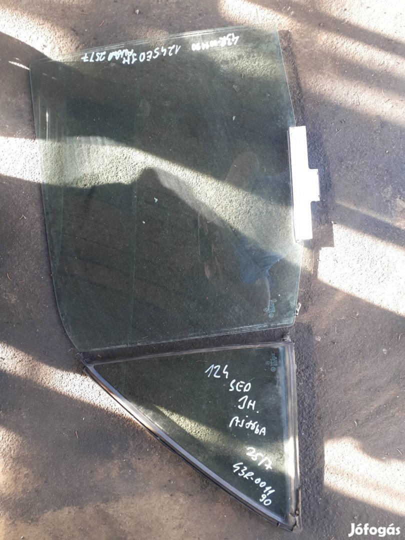 mercedes  W124  sedan jobb hátsó ajtóüveg 43R001190