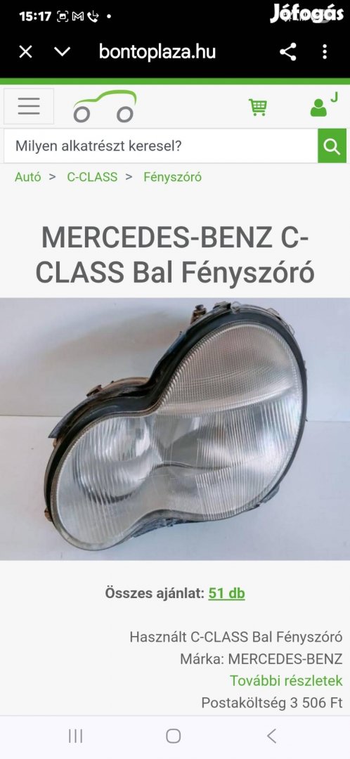 mercedes c ostály