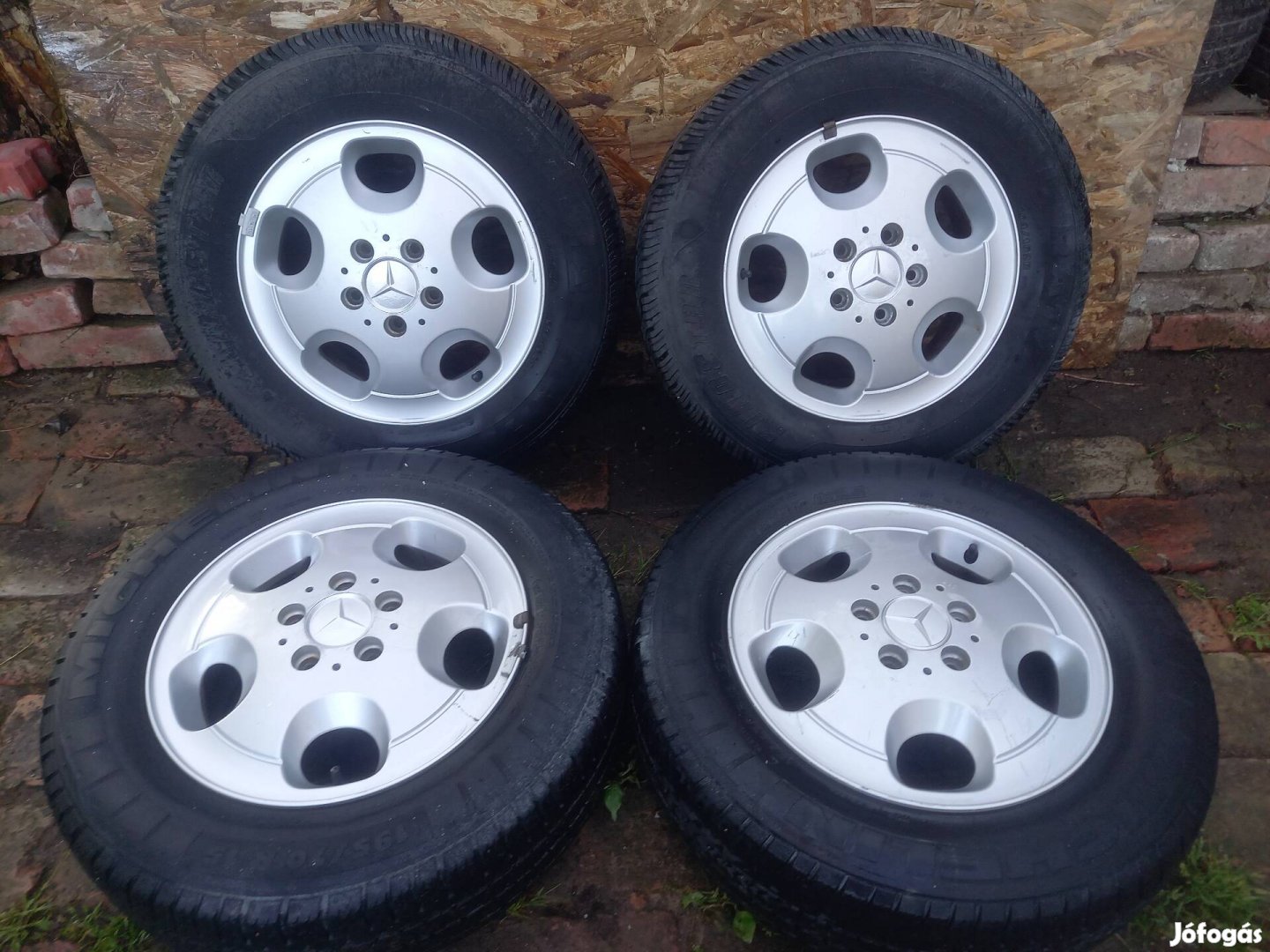 mercedes w638 vito viano 5x112 alufelni 195/70r15 c gumi