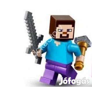 min009 LEGO(R) Minecraft(R) &#8211; Steve &#8211; Dark Purple Legs +