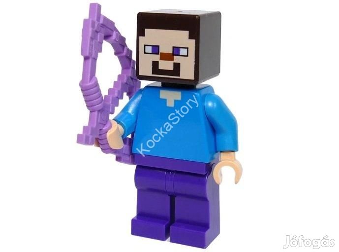 min009 LEGO(R) Minecraft(R) &#8211; Steve &#8211; Dark Purple Legs +