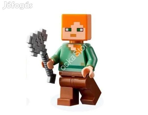 min017 LEGO(R) Minecraft &#8211; Alex + Flat Silver Minifigure,