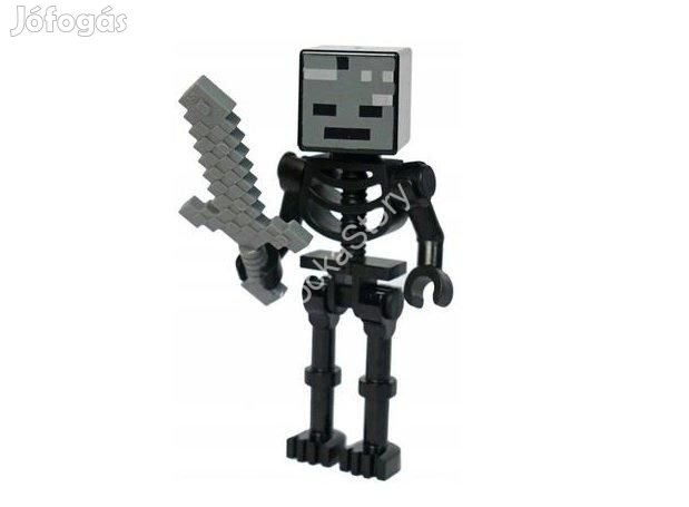 min090  LEGO(R) Minecraf &#8211; Wither Skeleton &#8211; Bent Arms +