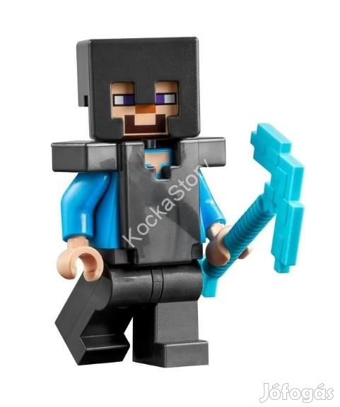 min098 LEGO(R) Minecraft Steve &#8211; Pearl Dark Gray Legs, Helmet,