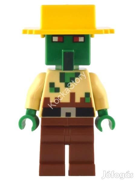 min135 LEGO(R) Minecraft(R) Zombie Villager &#8211; Tan Torso, Yellow