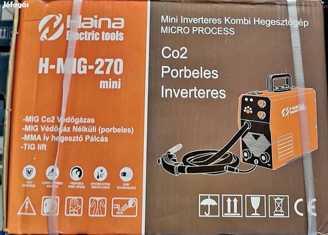 mini inverteres multifunkciós kombi hegesztőgép CO2 MIG MMA 