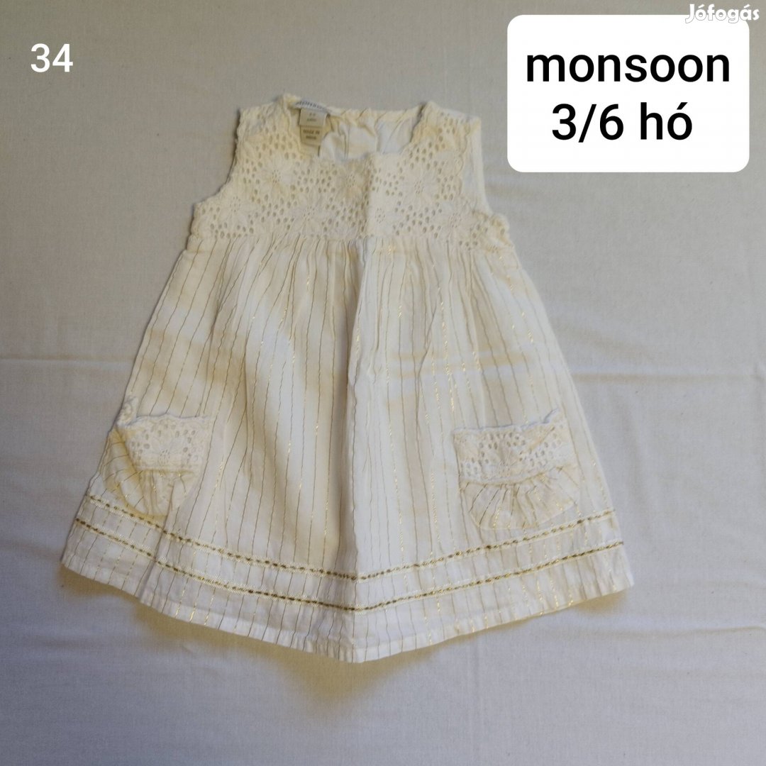monsoon kislány ruha 36 hó