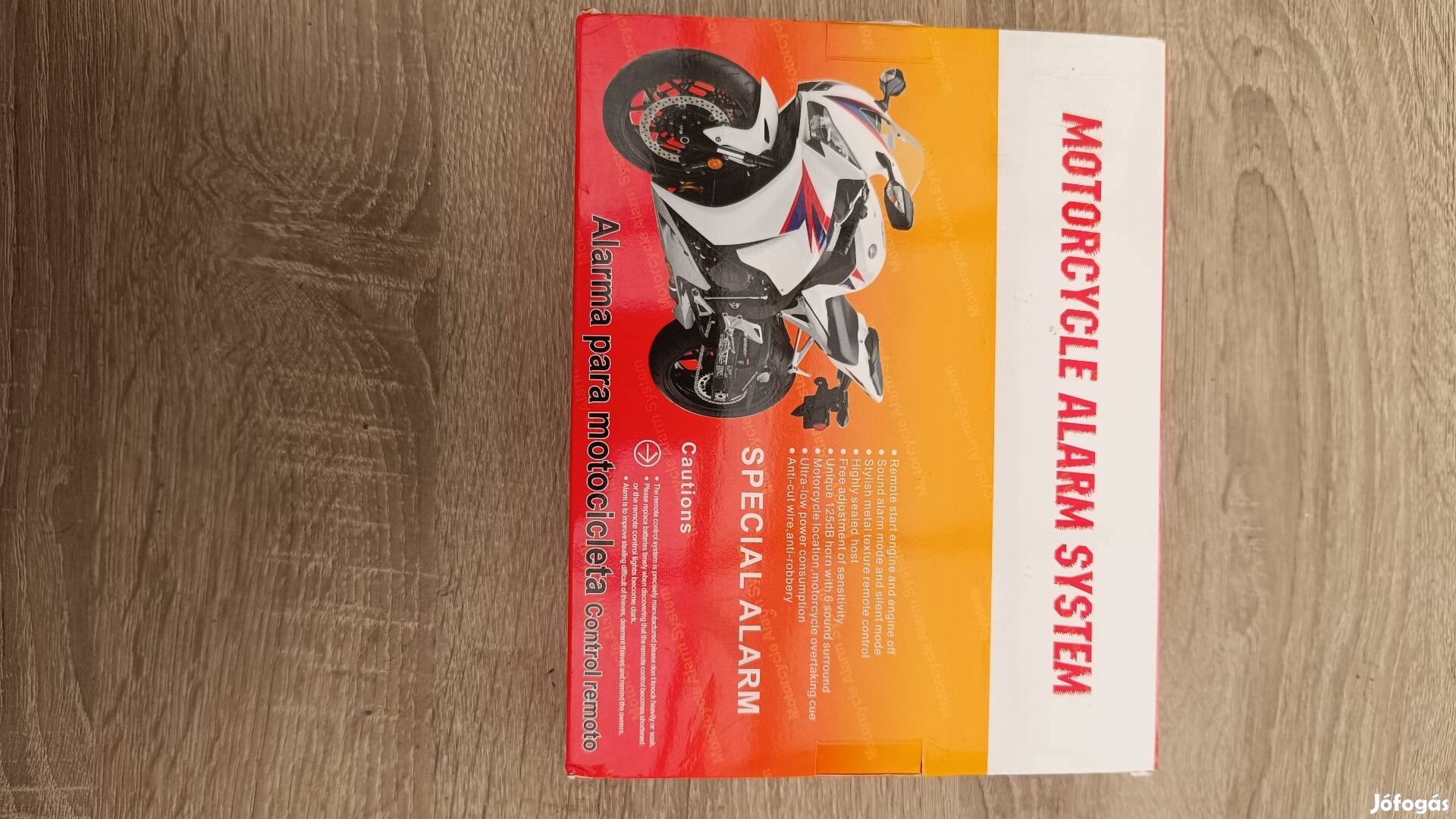 motorkerékpár riasztó 