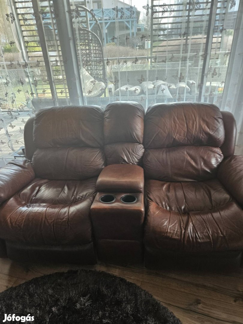 mozi relax börfotel 2szemelyes taroloval pohartartos