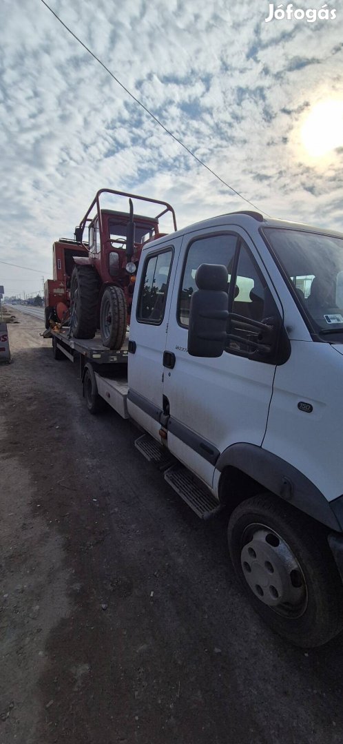 mtz 80 traktor pótkocsi bálázó 