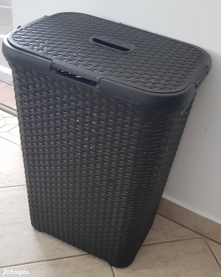mű rattan szennyes kosár