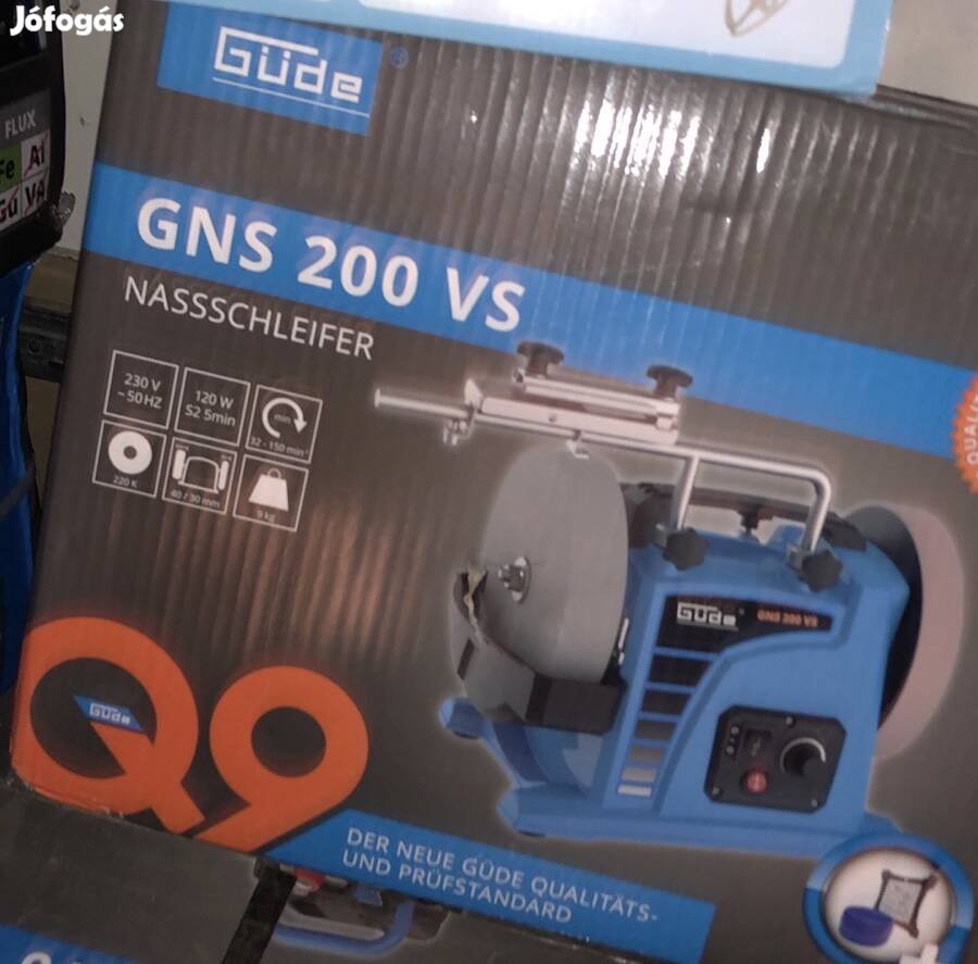 nedves csiszoló, élező 120W Güde Gns 200 VS