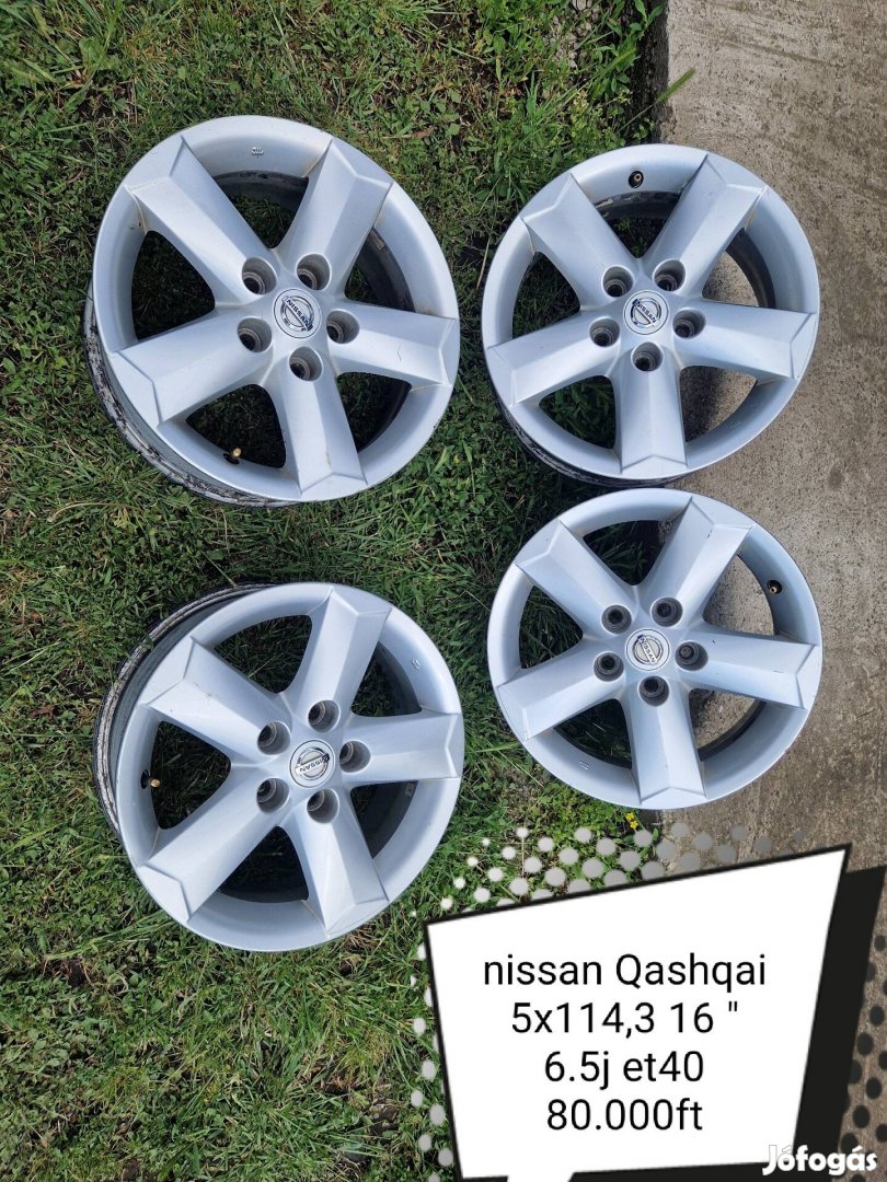 nissan Qashqai 5x114,3 16 col alufelni szett 