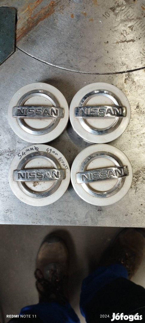 nissan króm alufelni kupak szett