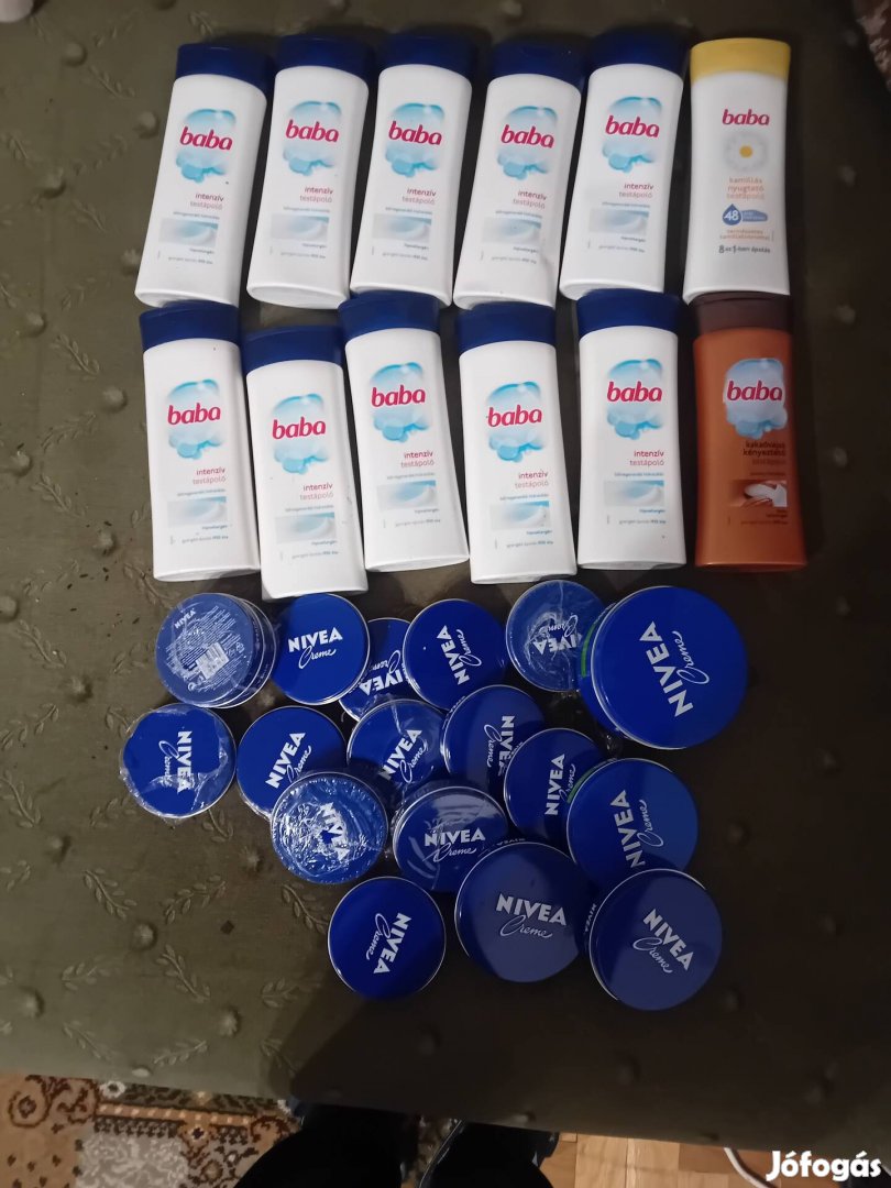 nivea ,baba kezkrem ,testapolo