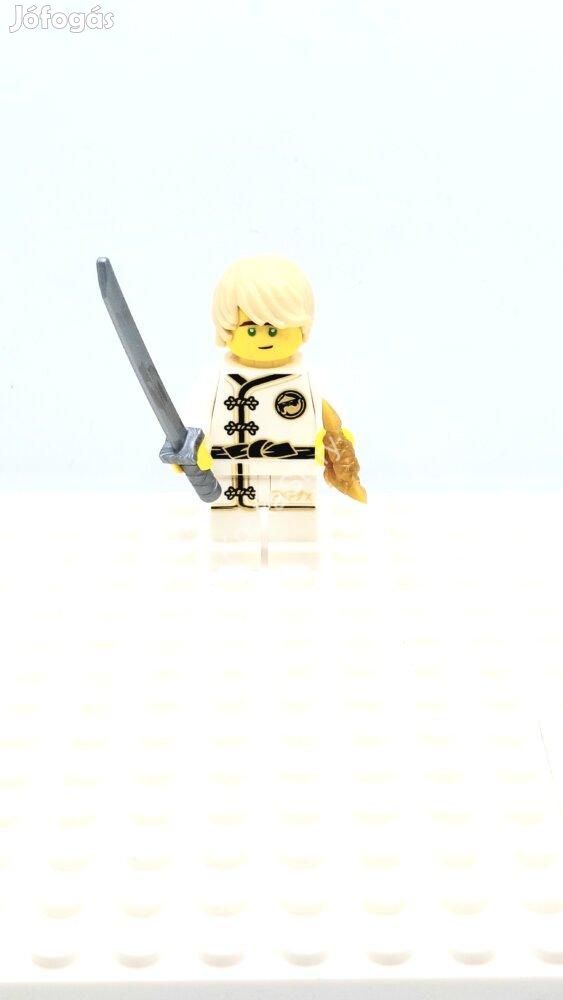 njo429 Ninjago Lloyd &#8211; White Wu-Cru Training Gi, Tousled Hair