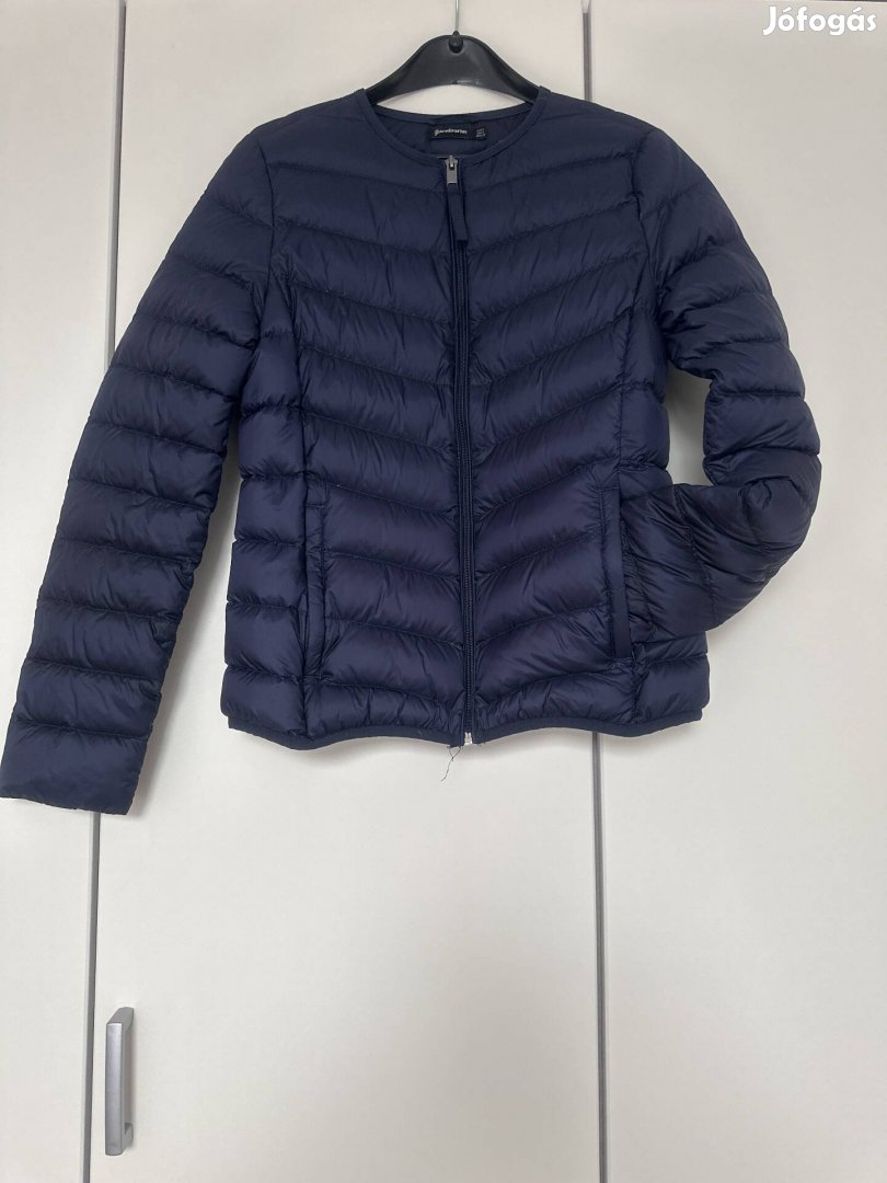 női steppelt dzseki skék színű s méretű eladó 