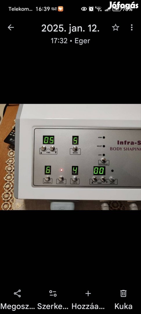 nyirok masszás gép