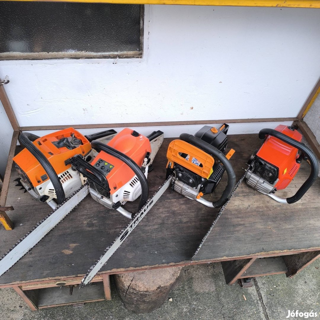 olcsó kínai láncfűrész 4db együtt