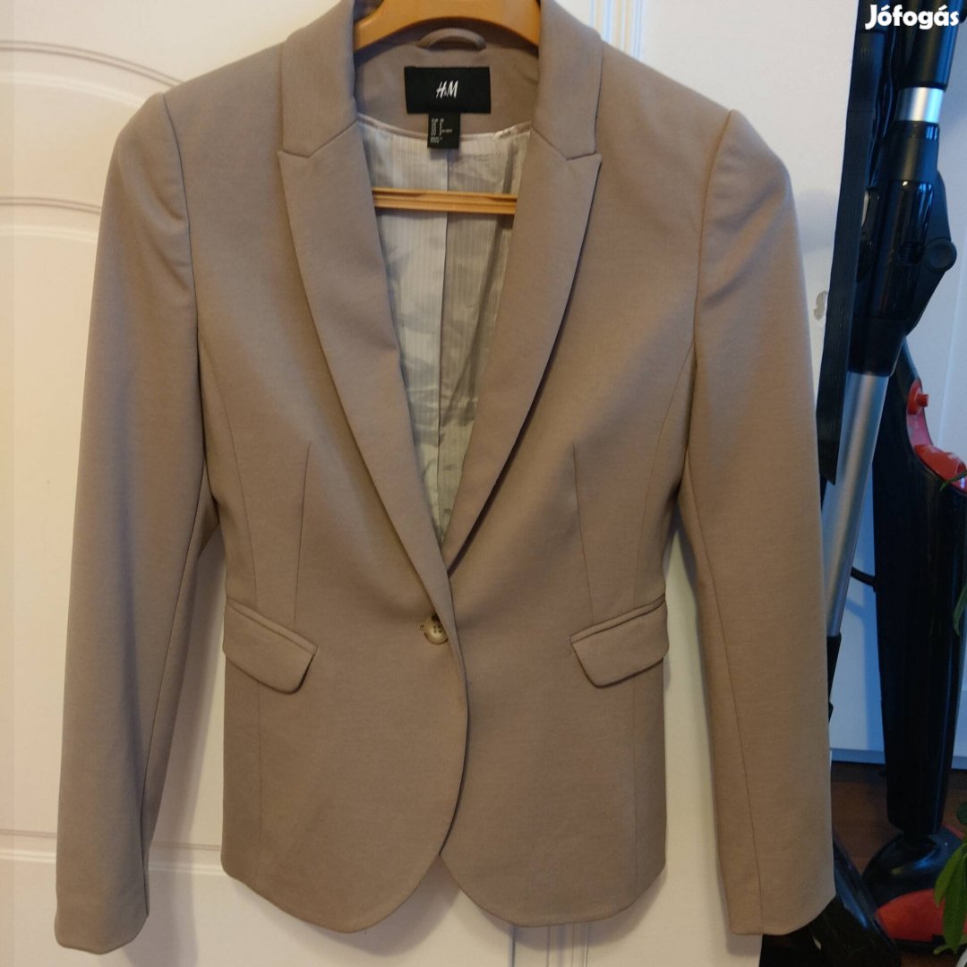olcsón!H&M sötét beige blézer 38