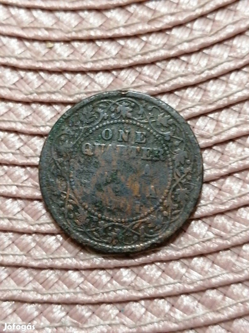 one quarter Anna 1901