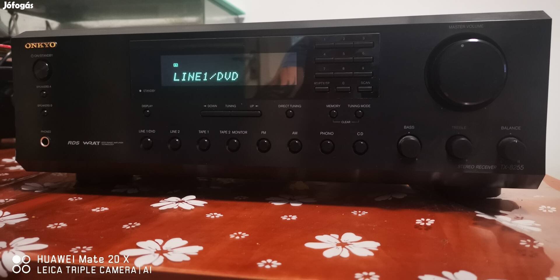 onkyo nagy sztereó erősítő 4x100 watt szép állapotban 