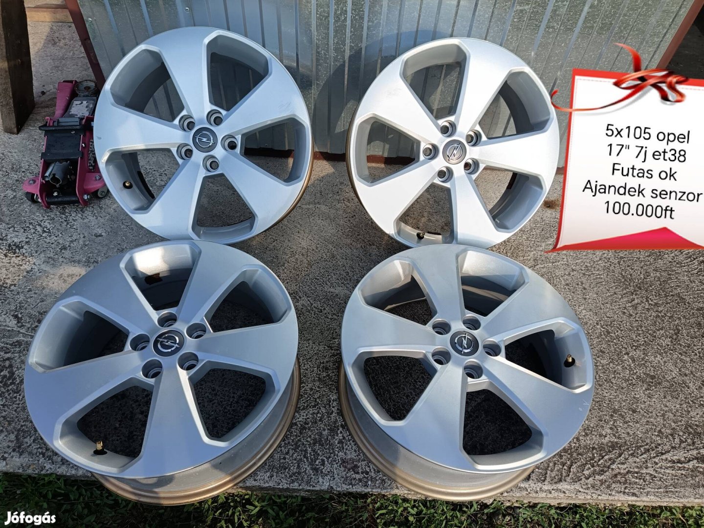 opel 5x105 17 col alufelni szett 
